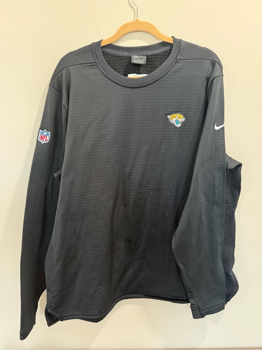NFL Jordan Crawford Black Nike On-Field Jacksonville Jaguars Team Sweatshirt